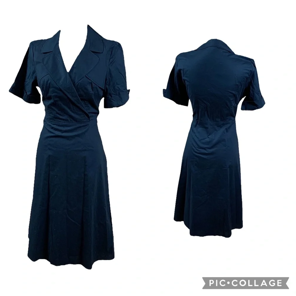 Spense Black Midi fit and Flare dress size 6 - Picture 1 of 7